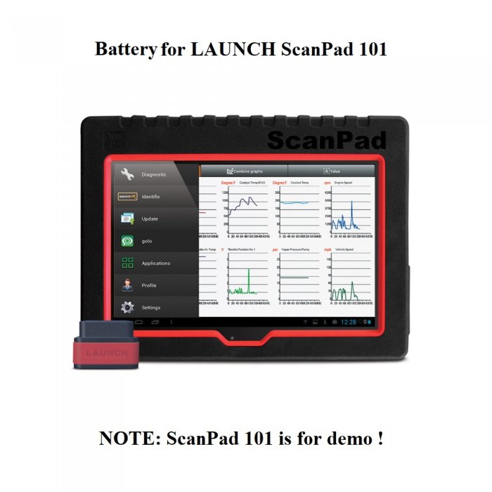 Battery Replacement for LAUNCH ScanPad 101 Diagnostic ToolLAUNCH